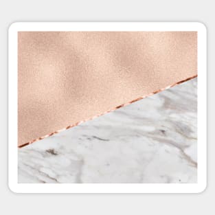 St Tropez rose gold marble Sticker